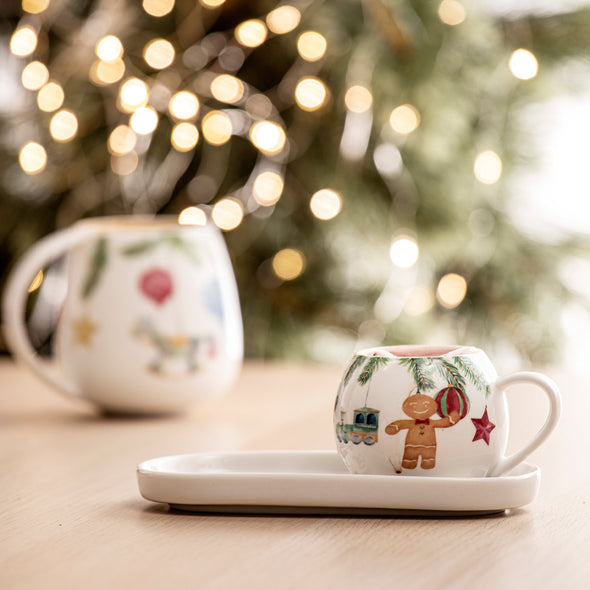 Hanging out for Christmas - Mug & Plate Set