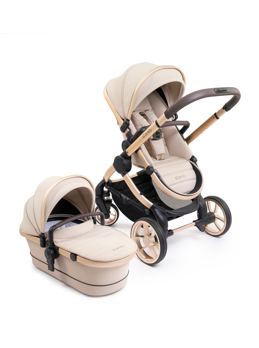 Peach 7 Pram - Biscotti