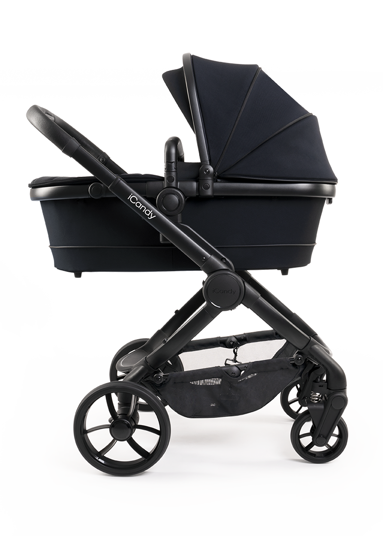 Peach 7 Pram - Black