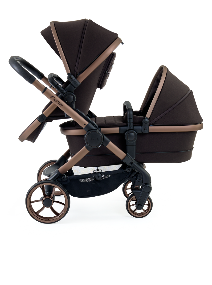 Peach 7 Pram - Pecan