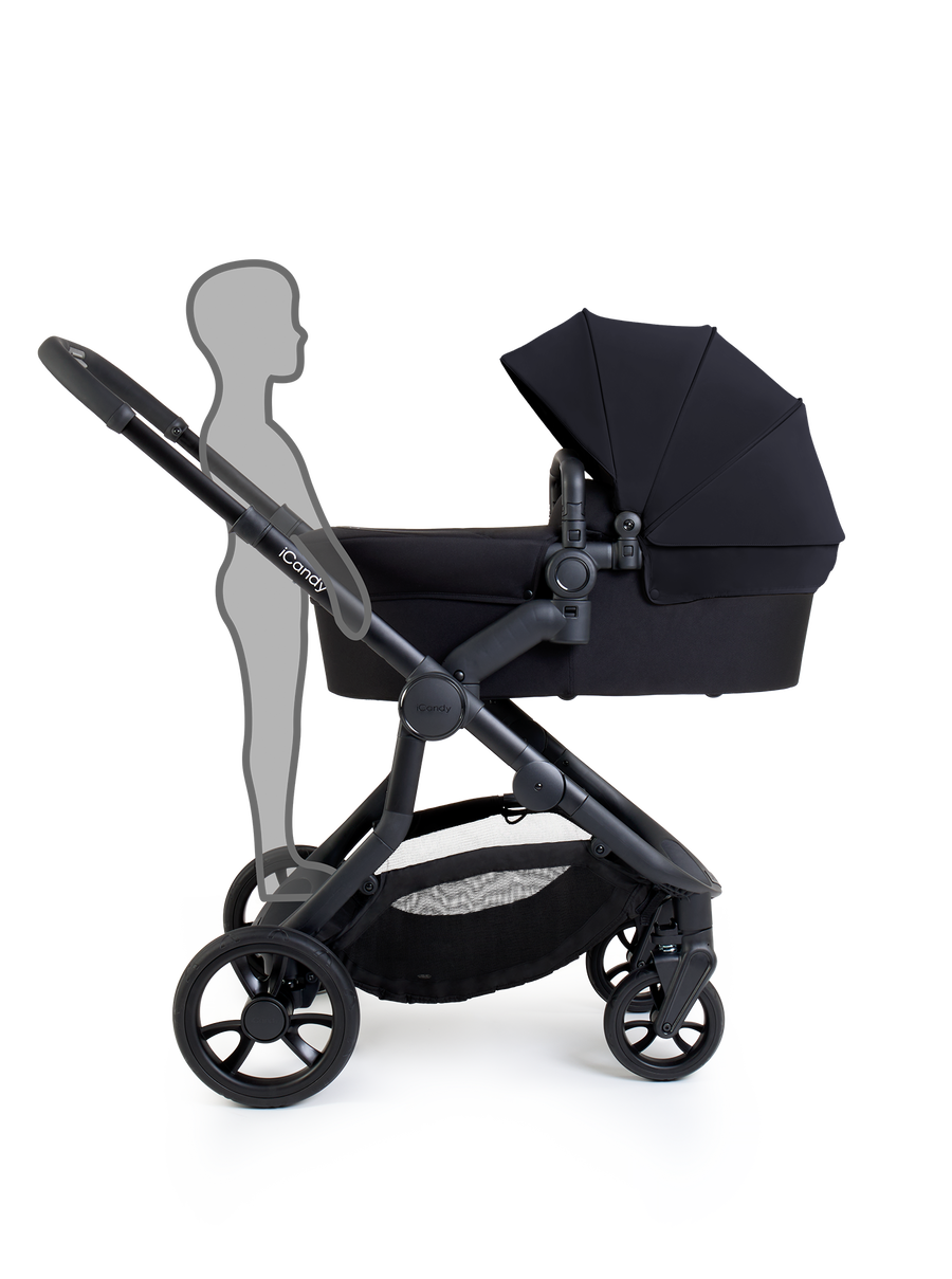 Orange 4 Pram - Black