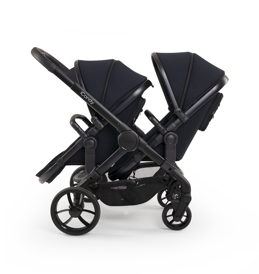 Peach 7 Pram - Black