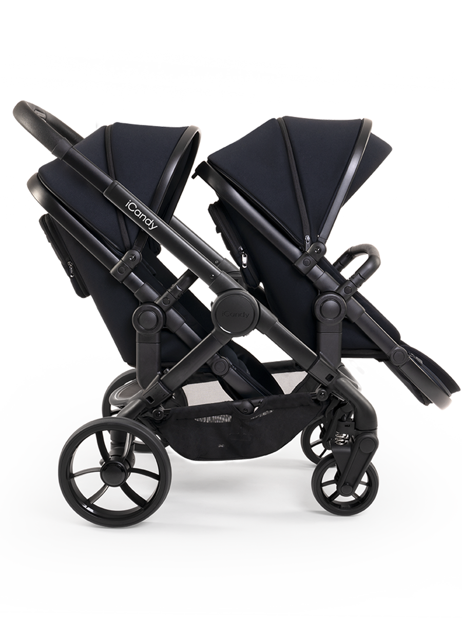 Peach 7 Pram - Black
