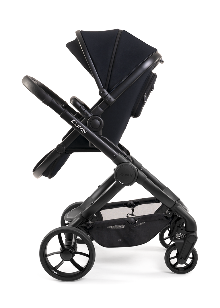 Peach 7 Pram - Black