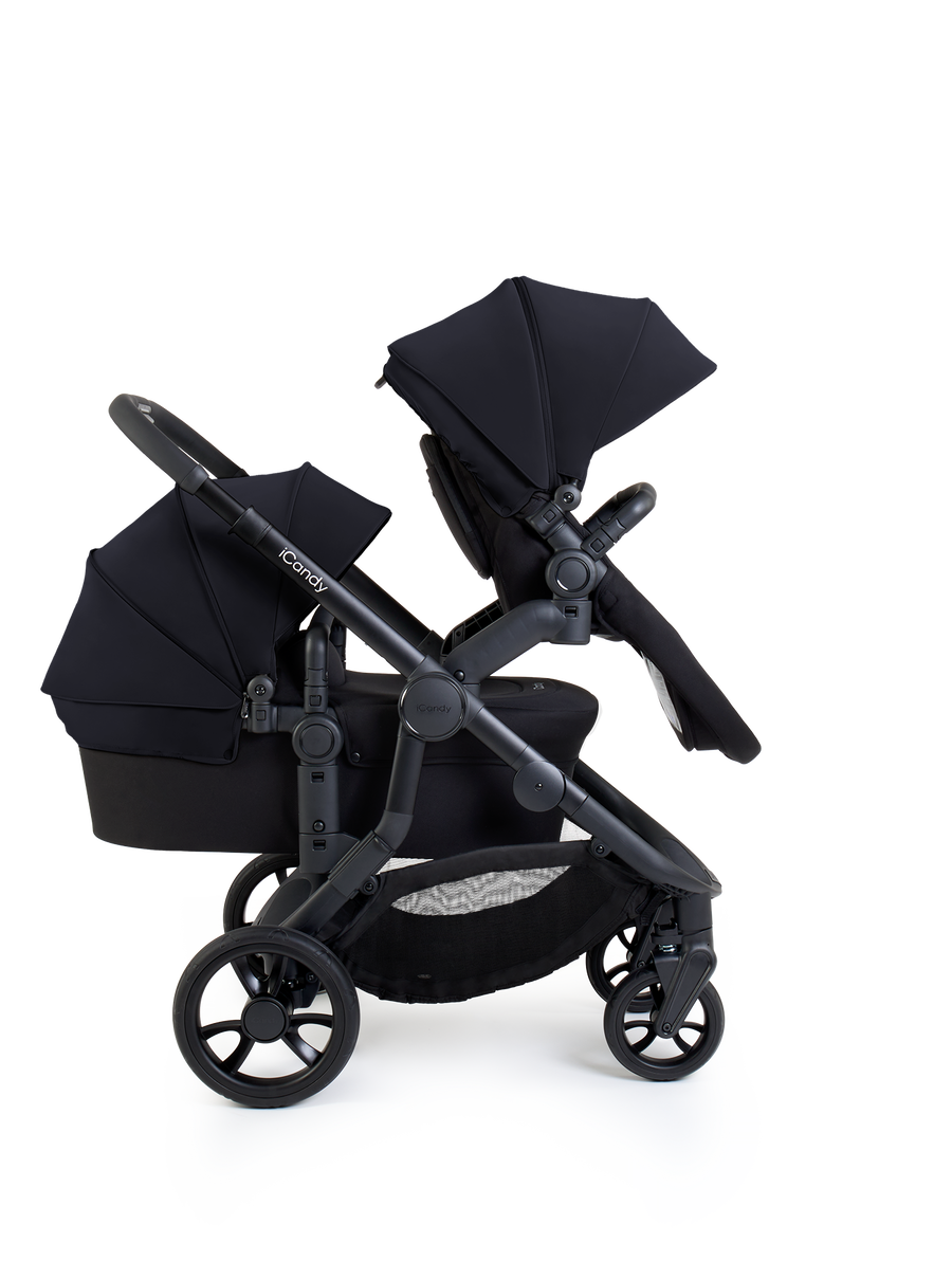 Orange 4 Pram - Black