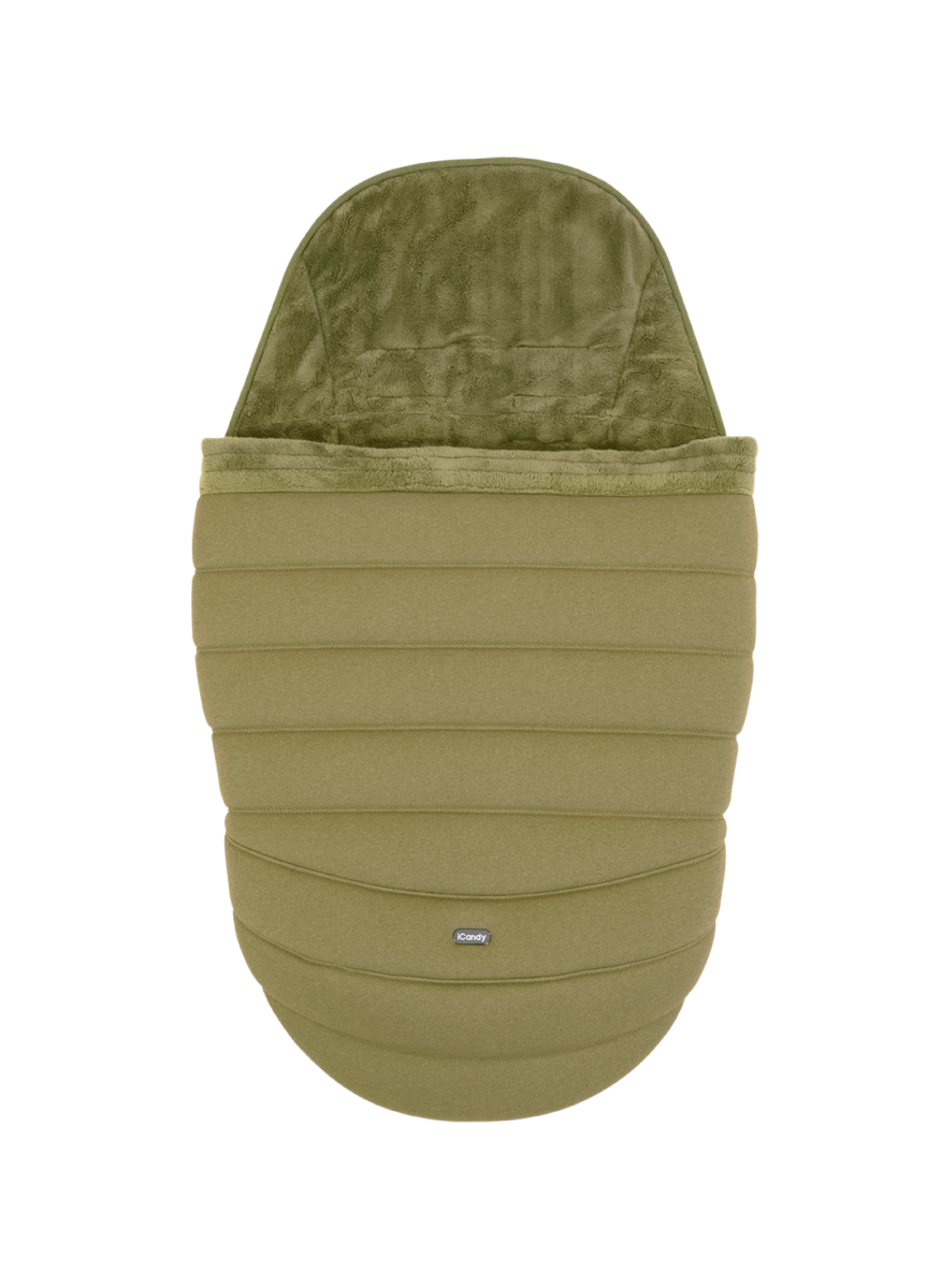 Peach 7 Footmuff - Olive Green