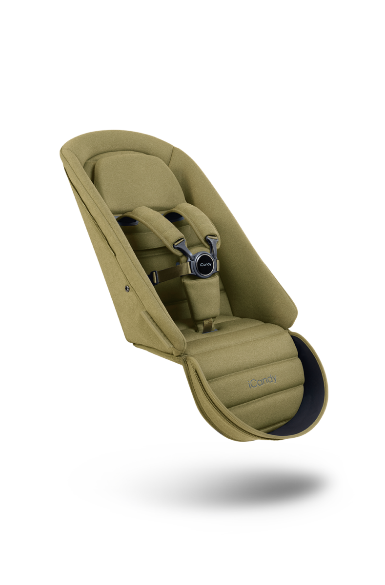 Peach 7 2nd Seat Fabric - Olive Green