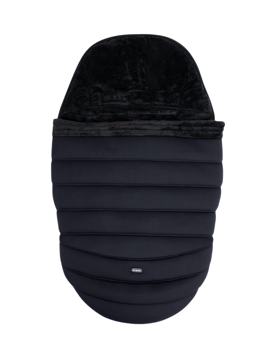 Peach 7 Footmuff - Black
