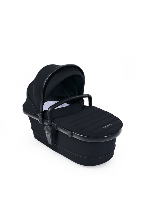 Peach 7 2nd Carrycot Fabric - Black