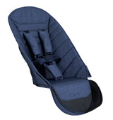 Peach Seat Fabric - Navy Twill