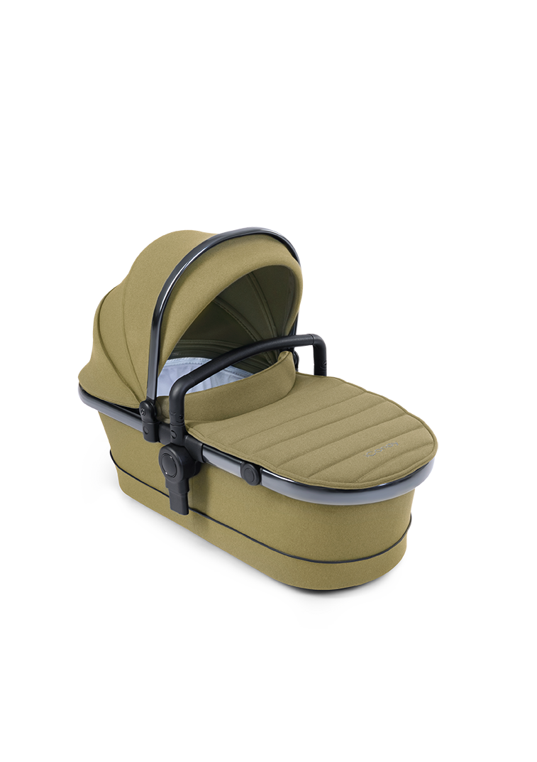 Peach 7 2nd Carrycot Fabric - Olive Green