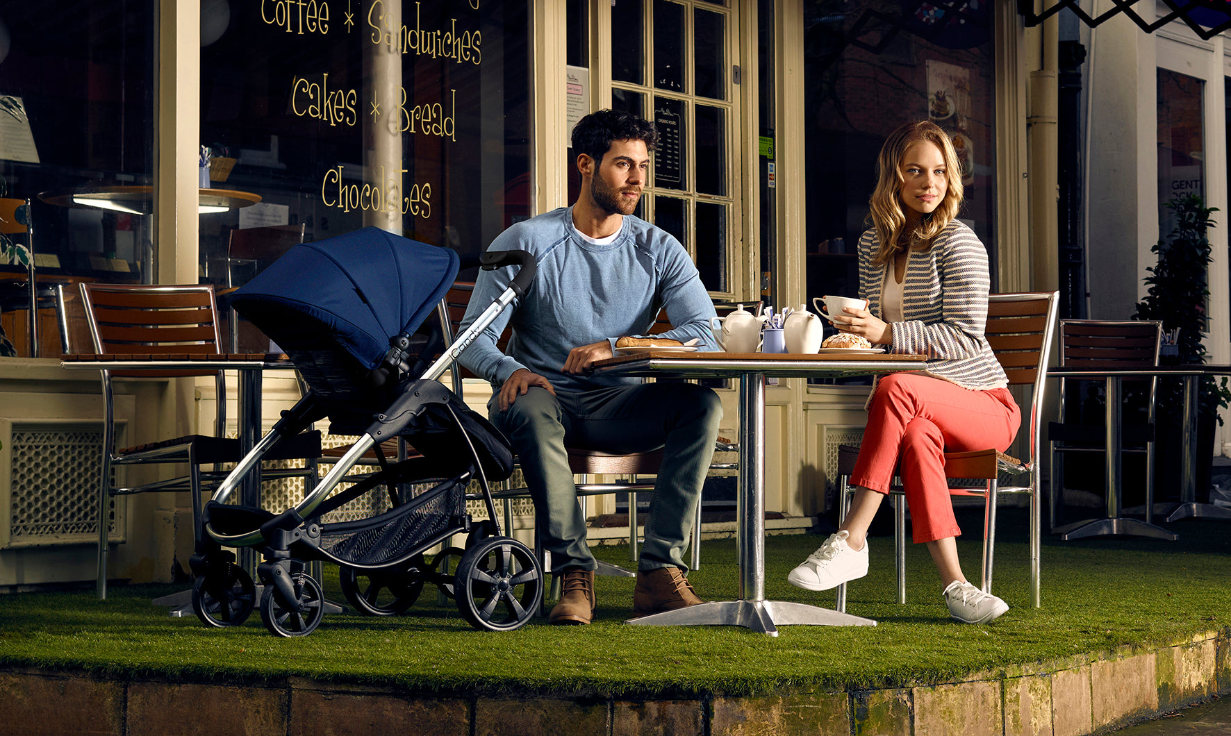 Strawberry 2 Pushchair & Carrycot Combo - Chrome